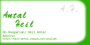 antal heil business card